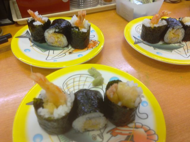 えび天巻き_かっぱ寿司 穂積店