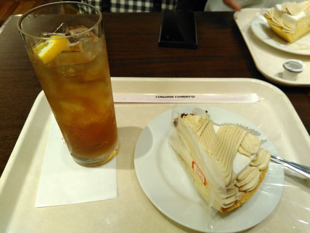 プリンケーキにしました。_イタリアン・トマト 東京電機大学店(ITALIAN TOMATO)
