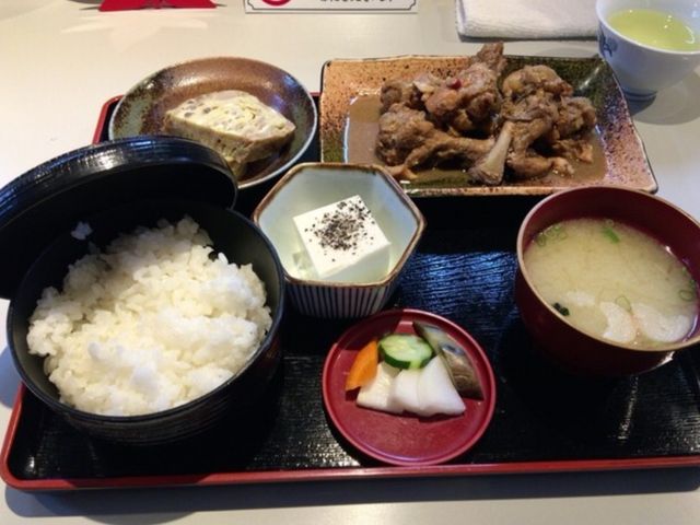 鶏の糠炊きランチ_味処矢野
