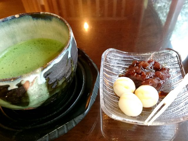 抹茶と和菓子が絶妙なマッチングです!
_貴船倶楽部