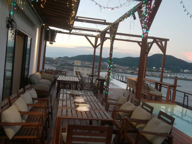 屋上テラス_指宿コーラルビーチホテル