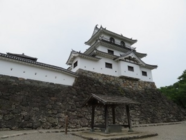 益岡公園 白石城_益岡公園