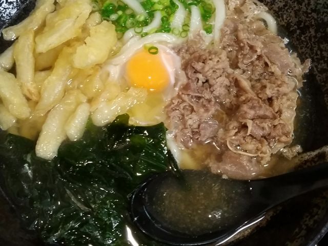 スタミナうどん_釜揚人力うどん 大財店