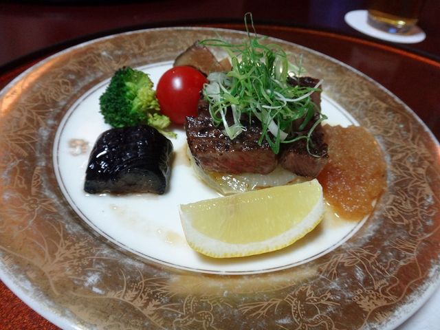 近江牛がおいしい。_長浜太閤温泉 浜湖月