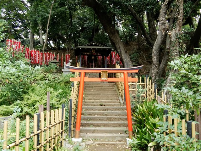 なんだか神秘的な感じがします。_円山随身稲荷大明神