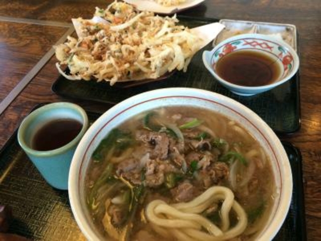 顔サイズのかきあげ!_麺乃匠 いづも庵