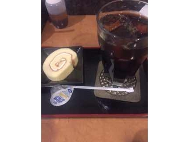 アイスコーヒーです。_玉露園喫茶室