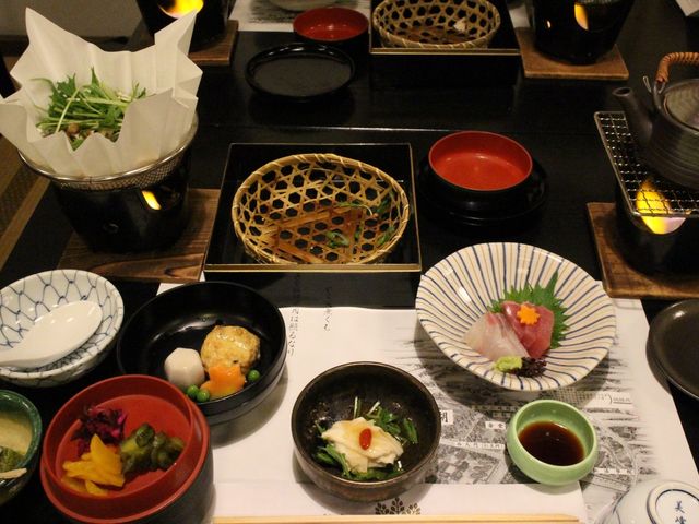 京懐石料理_醐山料理 雨月茶屋 京都駅店