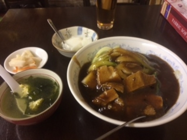 デザートもついてくる_天龍菜館