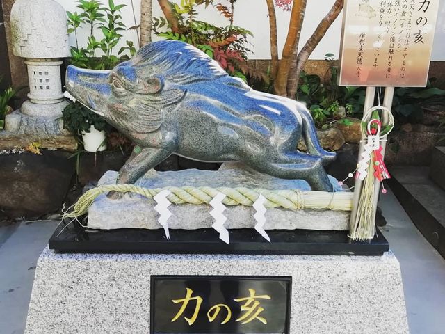 力の亥。しっかりパワーをいただきました。_摩利支天徳大寺