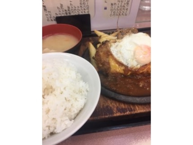 チーズハンバーグです。_ランチハウス ミトヤ