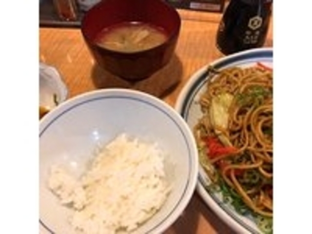 焼きそばランチ¥540_えき亭