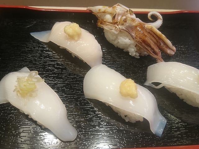 イカのセットです。どれも美味しかったです。_北の匠 100円クリッパー 新富店