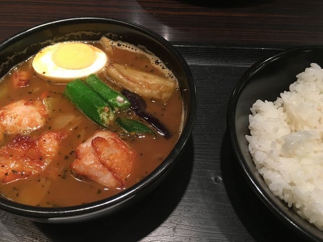 スープカレーチキン入り_カレーハウスCoCo壱番屋豊中緑地公園店