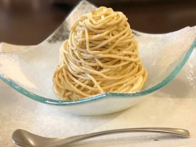 和栗やのモンブラン_谷中ぎんざ商店街