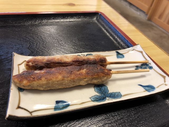 お酒のお供に・・_町営 奈良田の里温泉 女帝の湯