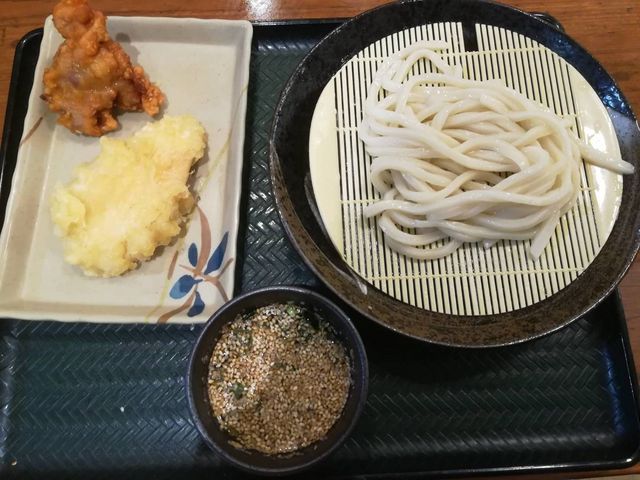 ざるうどん_はなまるうどん 京都新堀川店