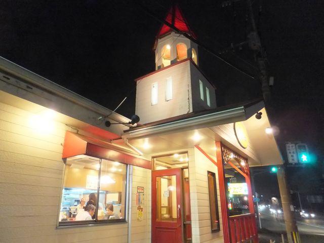 店舗外観:最近は一戸建て店舗が減っていて残念。_リンガーハット 福岡二日市店