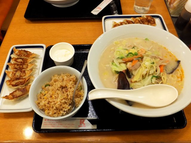 がっつりセット。麺2倍。_リンガーハット 福岡二日市店