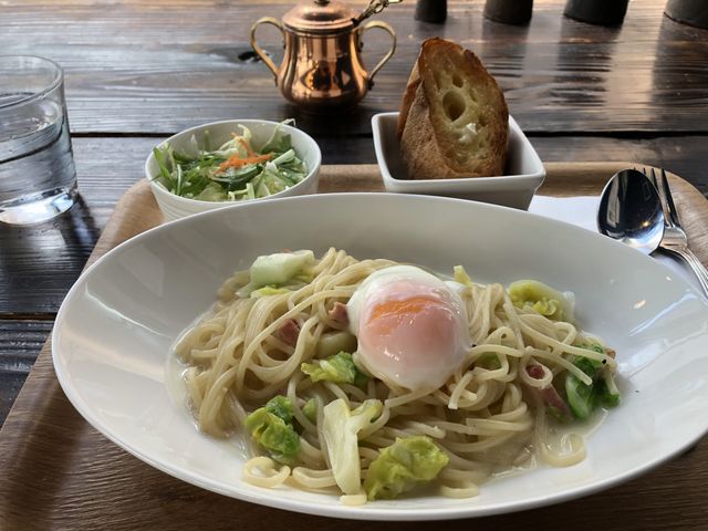 オリジナルソースのパスタランチ_珈琲春秋Kobe