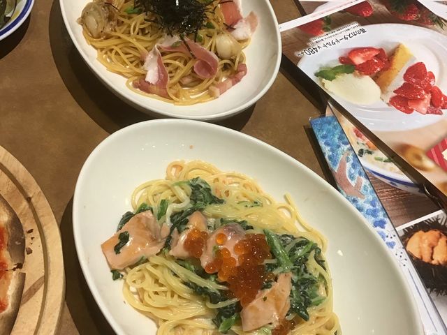 いくらボナーラは、もうなかったけど、美味しかった_ジョリーパスタ中田本町店