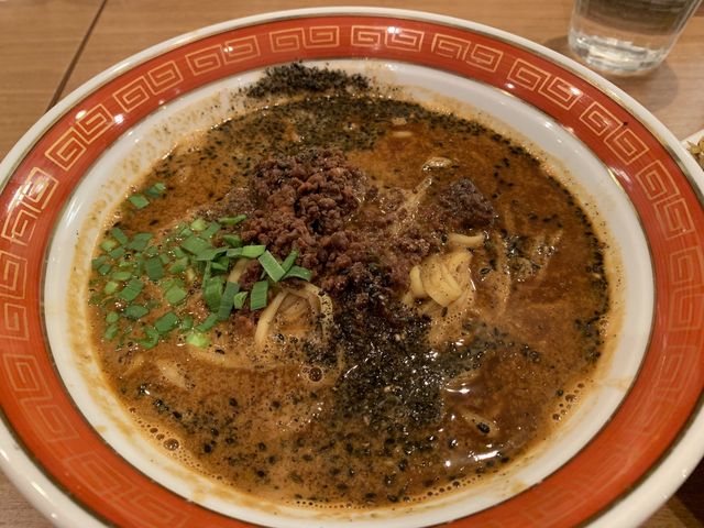 黒担々麺はも美味しかった
けど、汗ダク必然です_萬力屋アスト津店