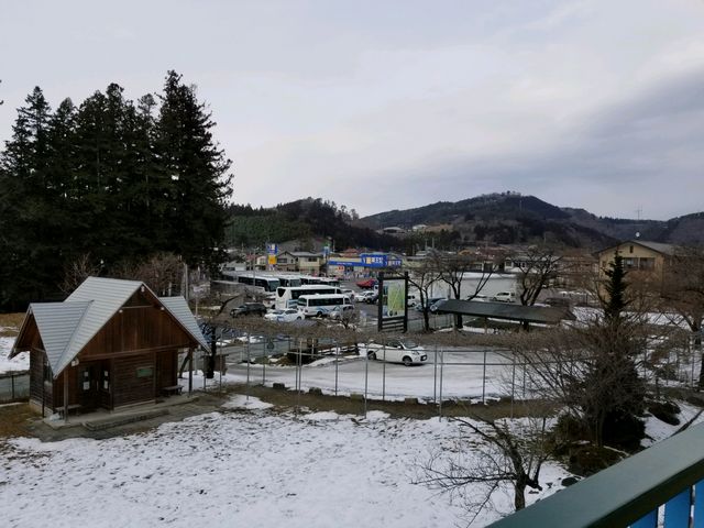 猊鼻渓駅から眺める一関市東山町の景色も素晴らしい。_げいびレストハウス