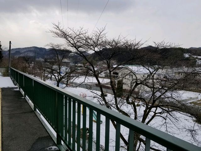 猊鼻渓駅から眺める一関市東山町の景色も素晴らしい。_げいびレストハウス