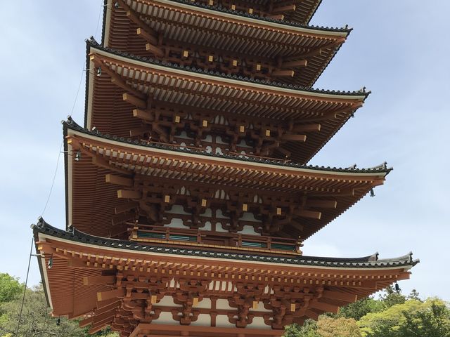 人が少なく、ゆっくりと見て回れました_成相寺五重塔
