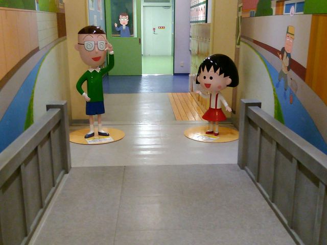教室へ向かう道_ちびまる子ちゃんランド