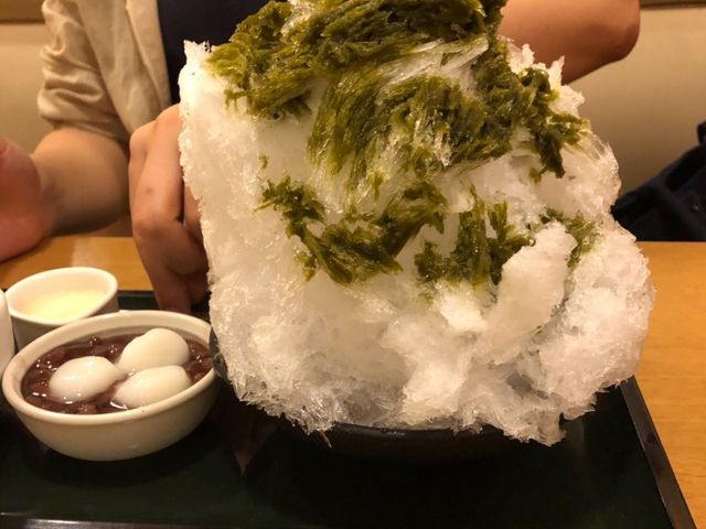 宇治抹茶白玉かき氷_ココス結城店