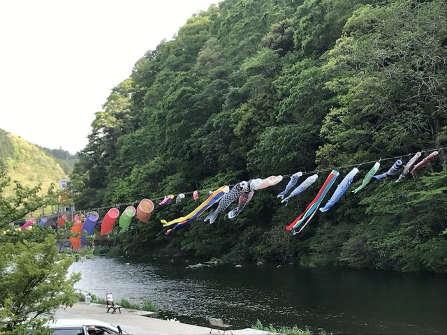 はんざきのぼり_湯原国際観光ホテル菊之湯