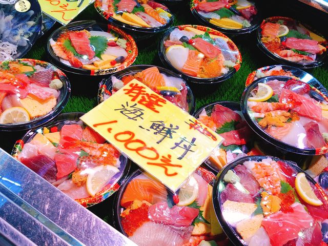 海鮮丼1000円_唐戸市場(活きいき馬関街)