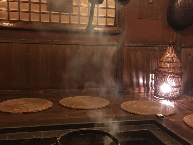 振る舞い酒もお楽しみ♪_小田温泉