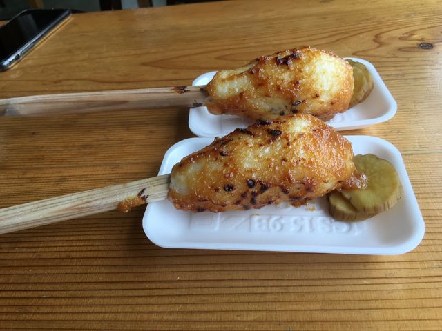 いぶりがっこもついてます。_味噌タンポ