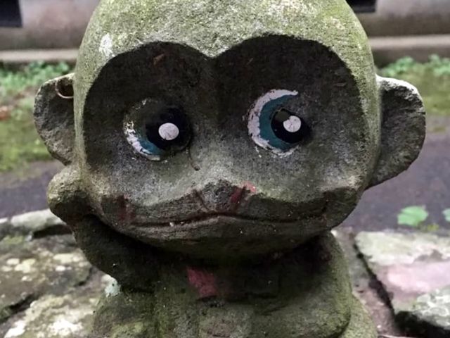 色んな石猿さんがいます_男嶽神社