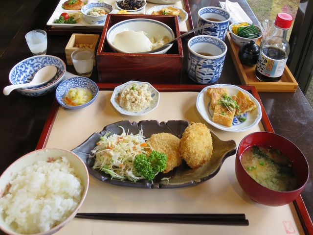 豆腐づくしのランチ_伊勢河崎 町家とうふ