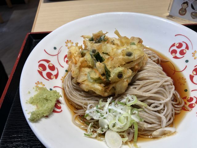 かき揚げも美味でした_いろり庵きらく 御徒町店