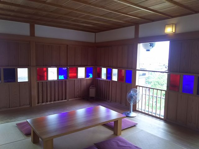 2階の休憩処。_山代温泉 古総湯(共同浴場)