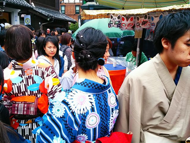 浴衣で女子旅。_小江戸横丁