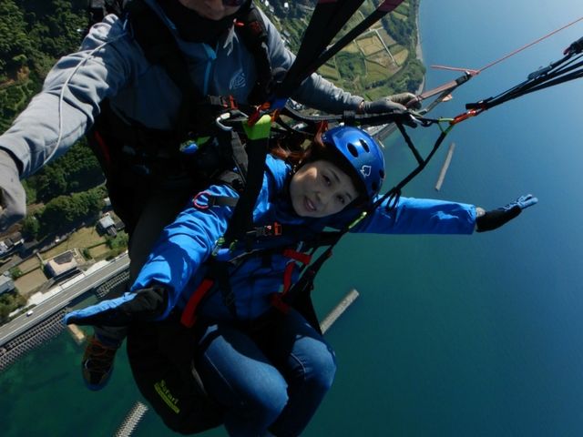 広島まで見えます_JMB四国パラグライダースクール