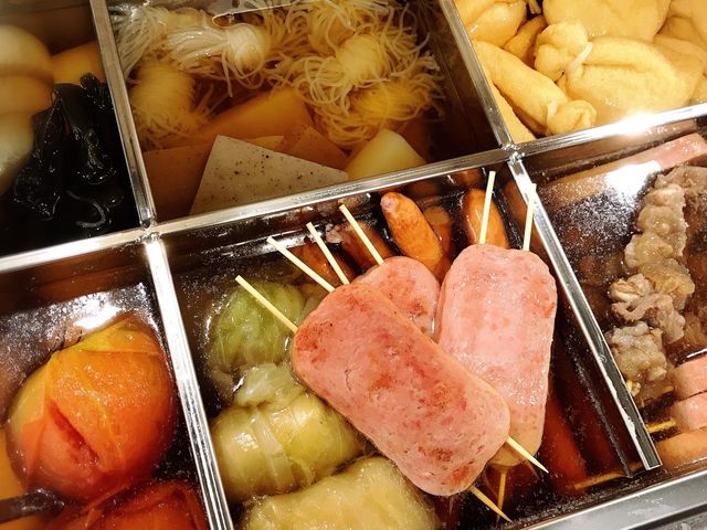 スパムのおでんはお初!_カイラ カフェ&テラスダイニング 渋谷店