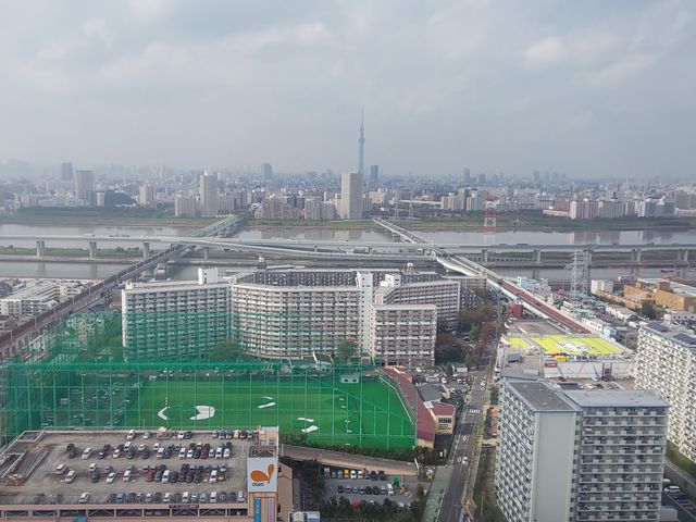 横にスカイツリーが見える_船堀タワー