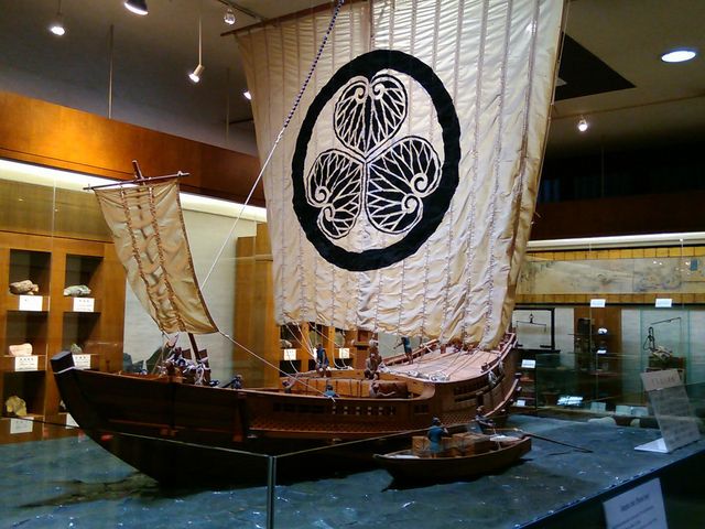 千石船_土肥金山郷土資料館