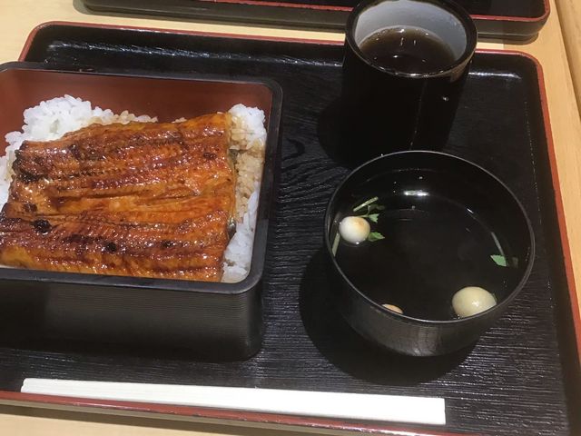 うなぎ祭り?で、お吸い物がサービスですって言われて嬉しかったです!_うな政・セントラルスクエア静岡店