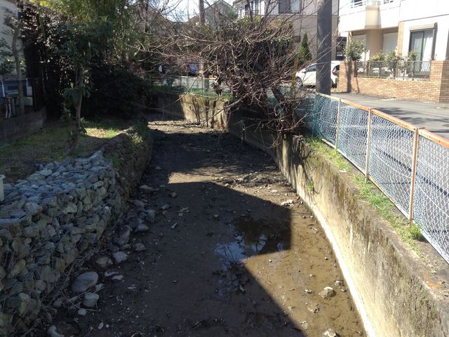 住宅街のすぐそば_大丸用水