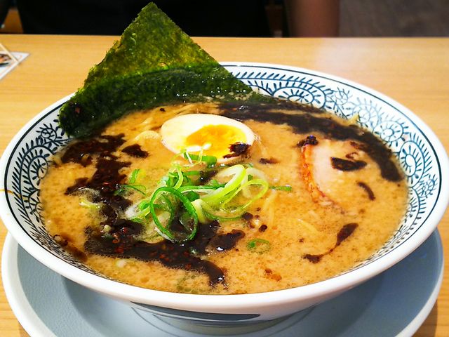 濃厚な黒豚骨ラーメン_丸源ラーメン 長沼店