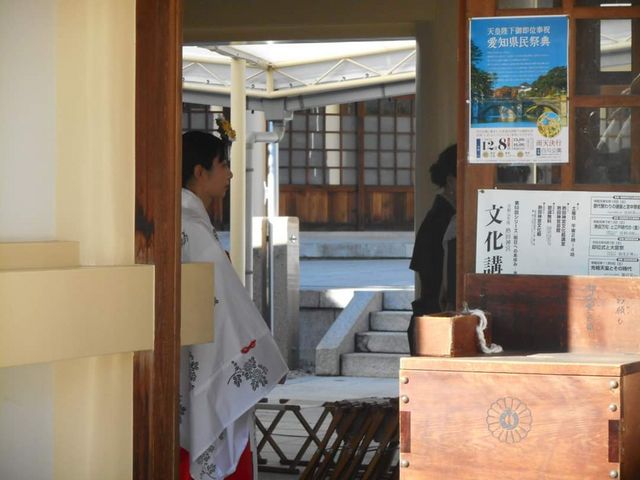 巫女さん_愛知県護国神社