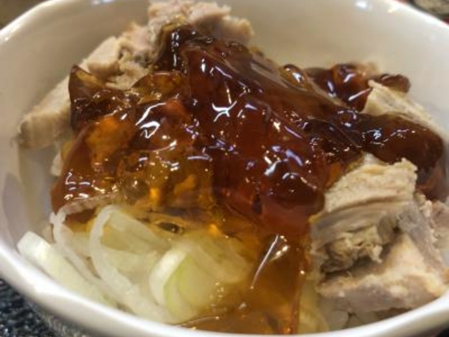 ミニカツオ飯_竹本商店 つけ麺開拓舎