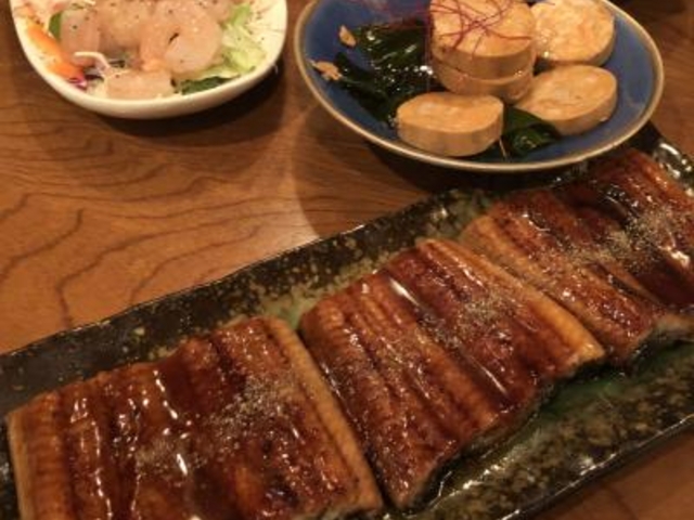ウナギとあん肝_居酒屋 ふなき